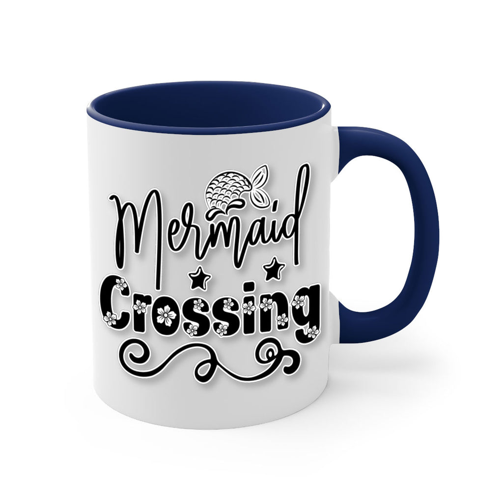 Mermaid Crossing 400#- mermaid-Mug / Coffee Cup