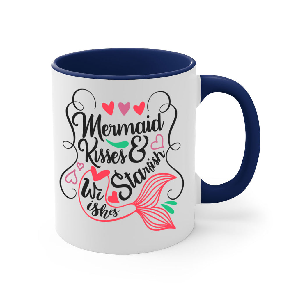Mermaid Kisses Starfish Wishes 368#- mermaid-Mug / Coffee Cup