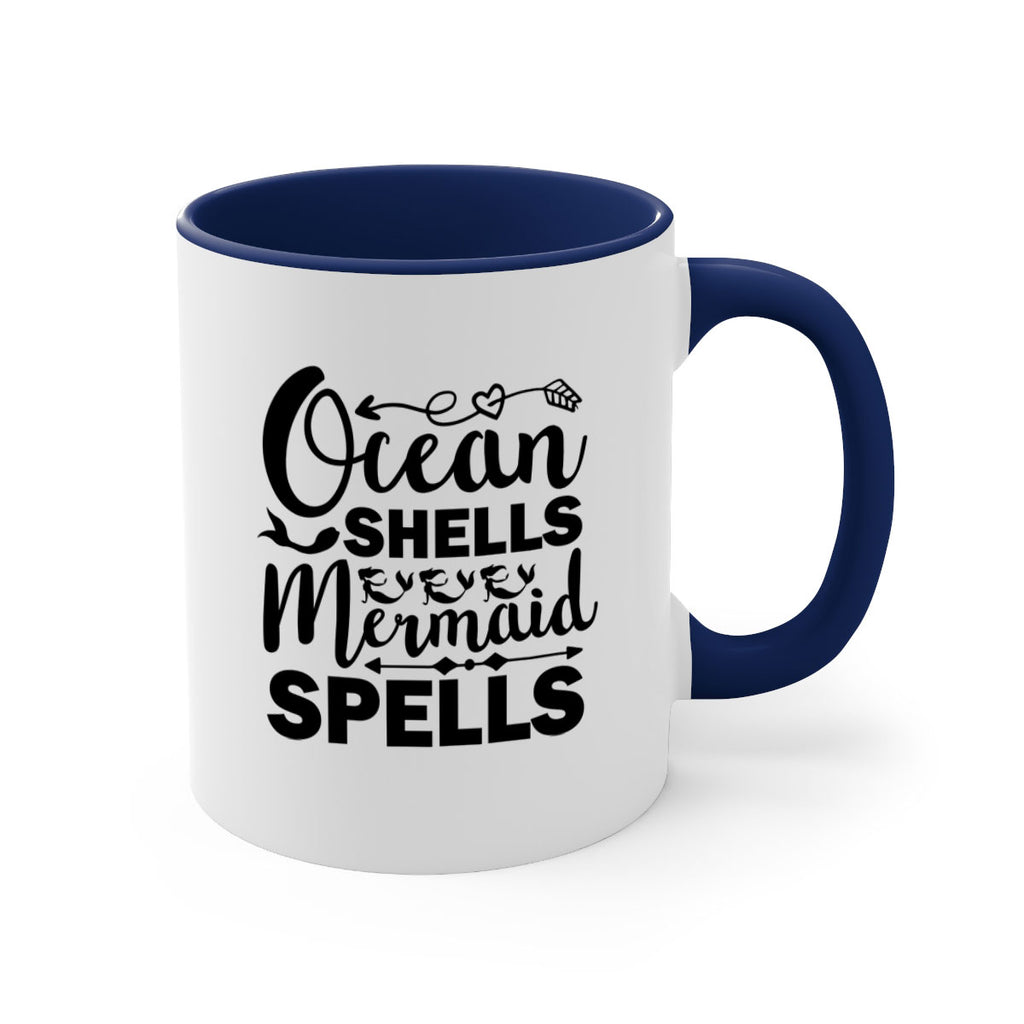 Ocean Shells Mermaid Spells 521#- mermaid-Mug / Coffee Cup