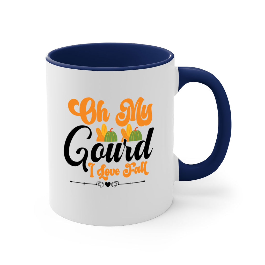Oh My Gourd I Love Fall 457#- fall-Mug / Coffee Cup