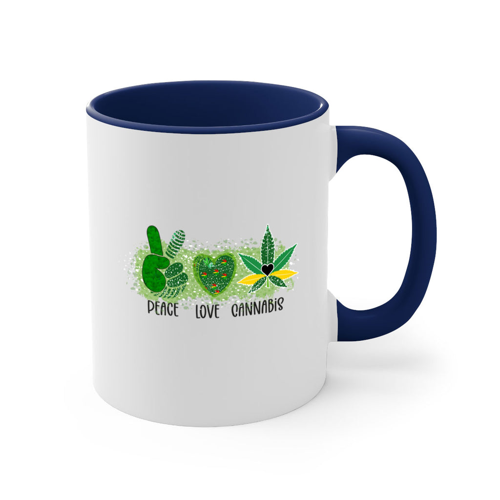 Peace Love Cannabis 215#- marijuana-Mug / Coffee Cup