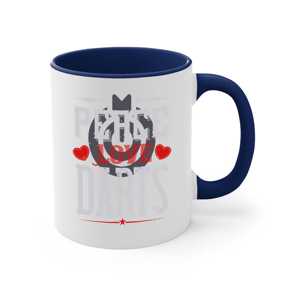 Peace Love Darts 1875#- darts-Mug / Coffee Cup