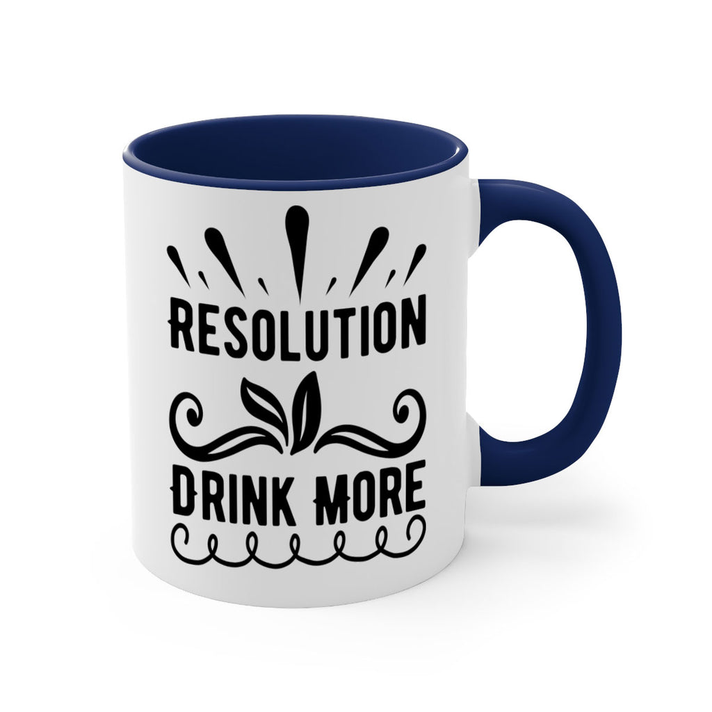 Resolution Drink More 348#- winter-Mug / Coffee Cup