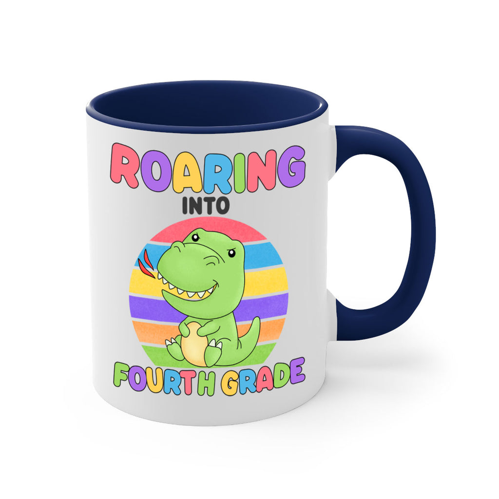 Roaring to 4th Grade Trex 24#- 4th grade-Mug / Coffee Cup