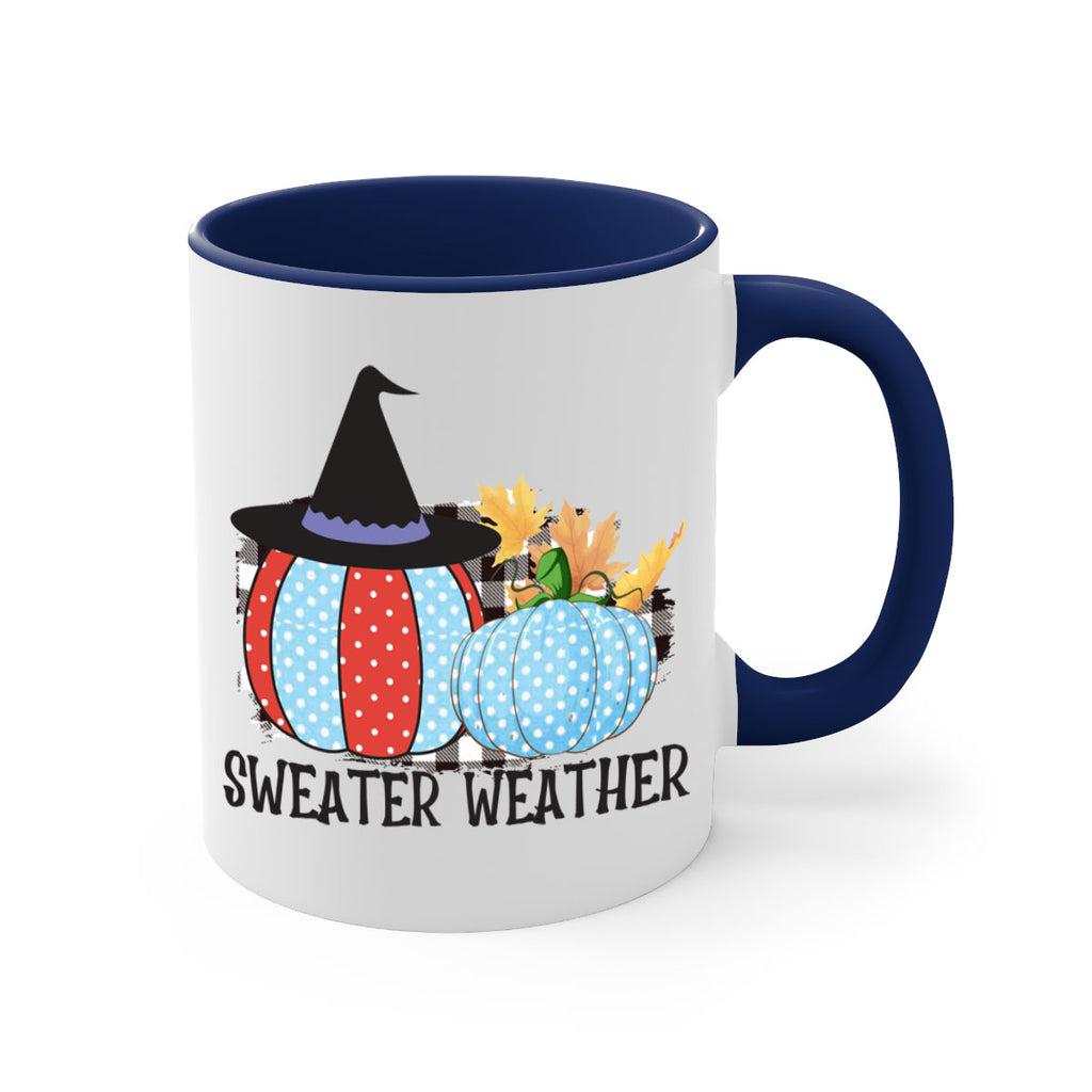 Sweater Weather Pumpkin Gnome 586#- fall-Mug / Coffee Cup