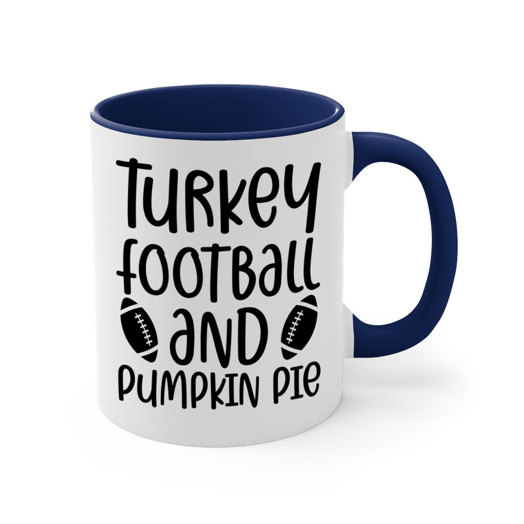Turkey Football And Pumpkin Pie 622#- fall-Mug / Coffee Cup