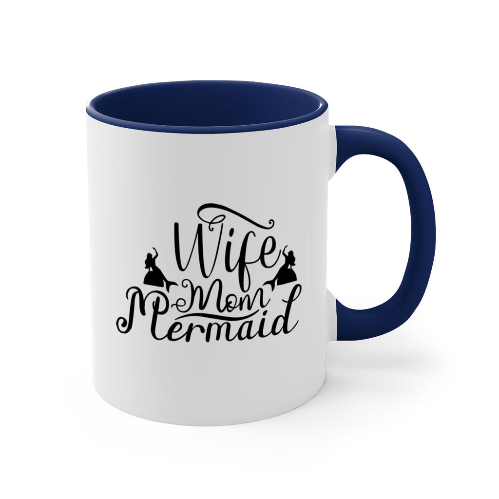 Wife Mom Mermaid 671#- mermaid-Mug / Coffee Cup