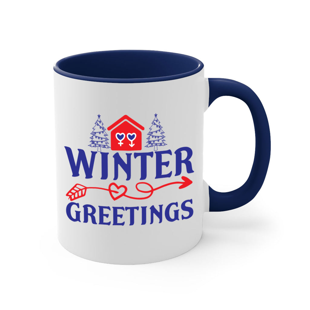 Winter Greetings 551#- winter-Mug / Coffee Cup