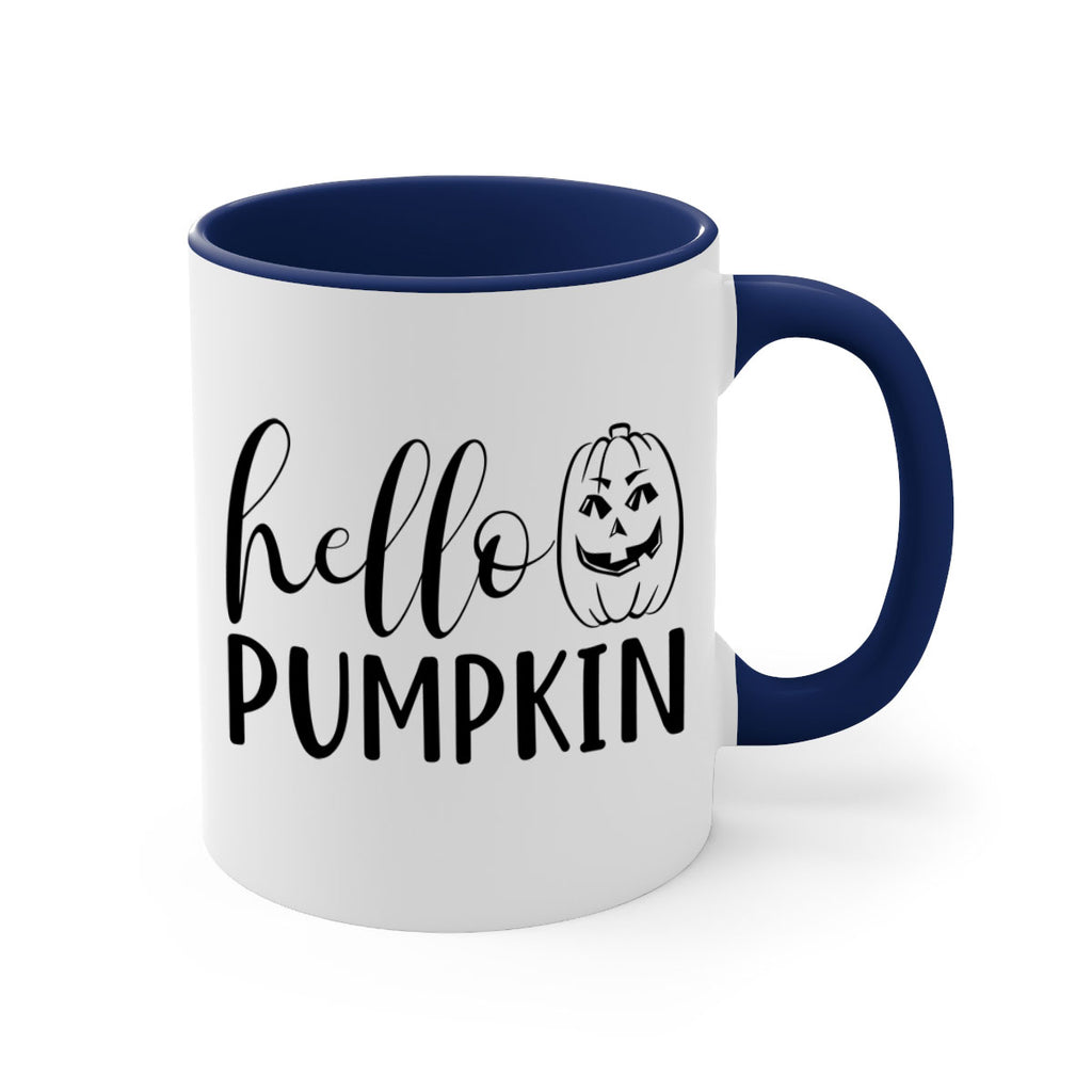 hello pumpkin 287#- fall-Mug / Coffee Cup