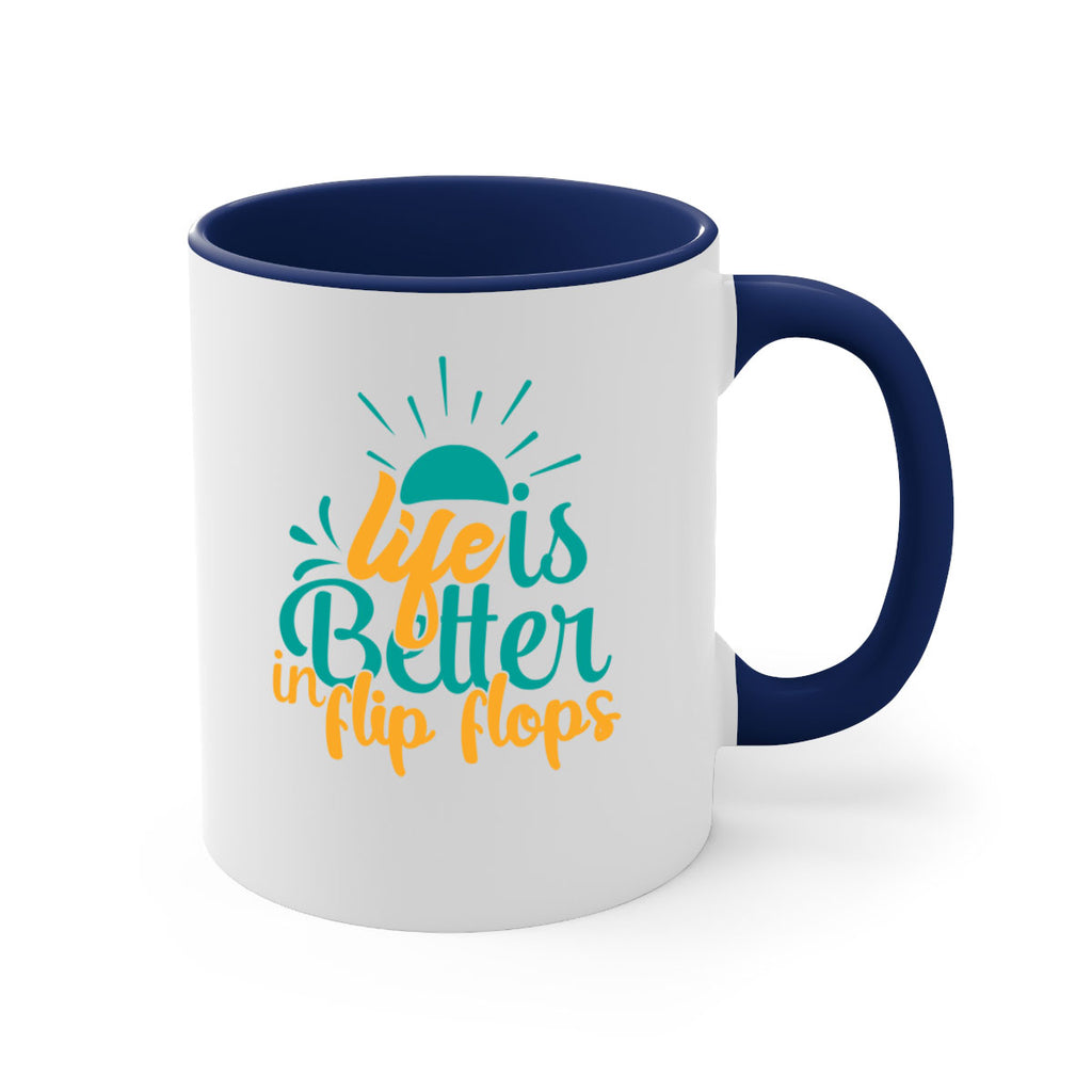 life is better in flip flops Style 90#- Summer-Mug / Coffee Cup