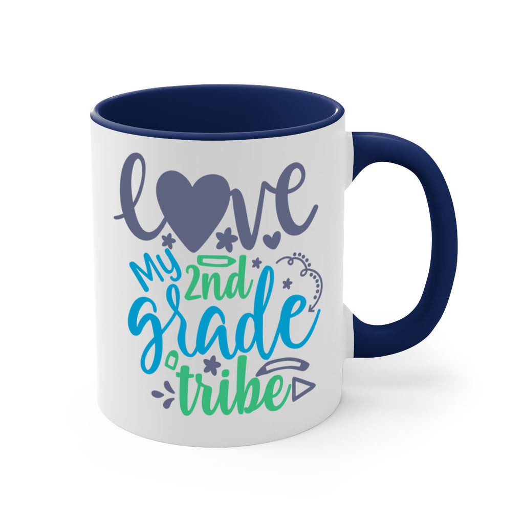 love my 2nd grade tribe 9#- second grade-Mug / Coffee Cup
