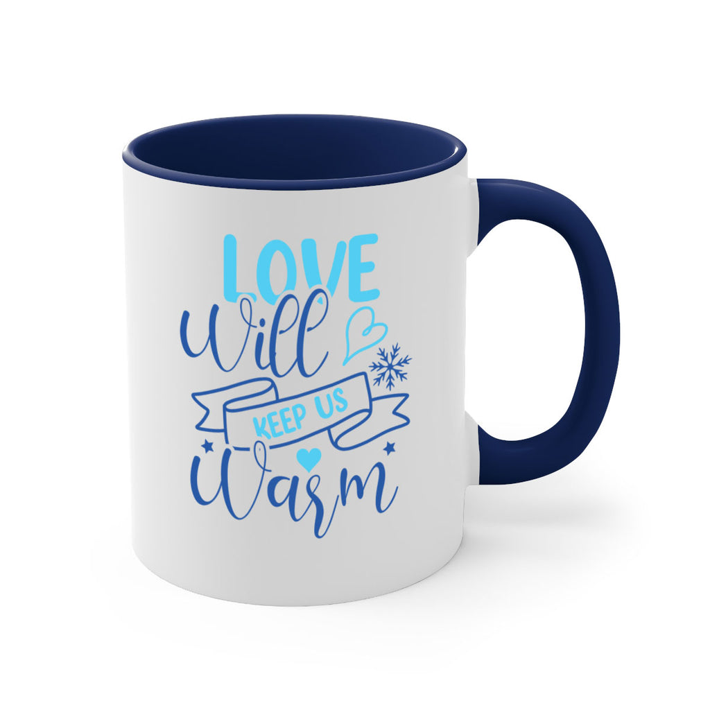love will keep us warm 313#- winter-Mug / Coffee Cup