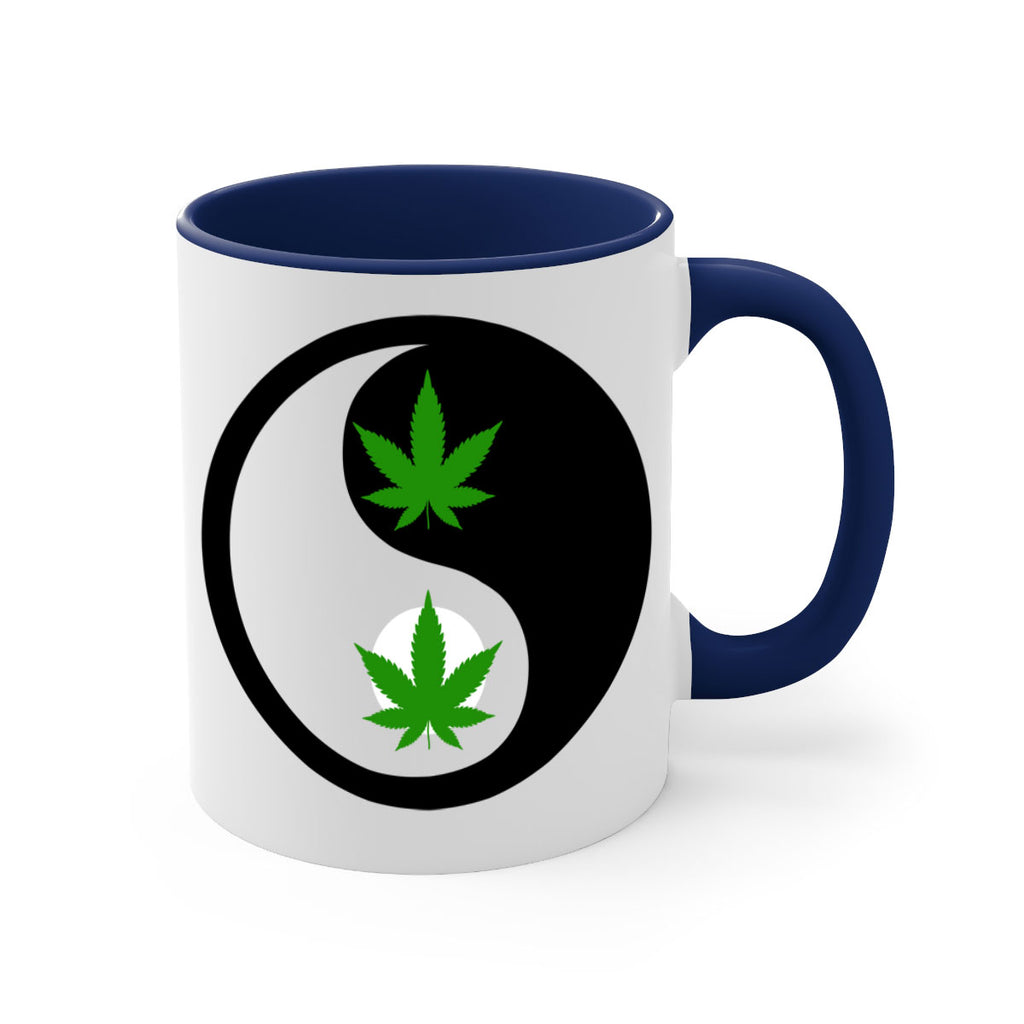 yin and yang weed 311#- marijuana-Mug / Coffee Cup