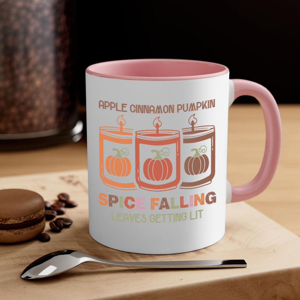 Apple Cinnamon Pumpkin Spice Falling Leaves Getting Lit 11#- fall-Mug / Coffee Cup