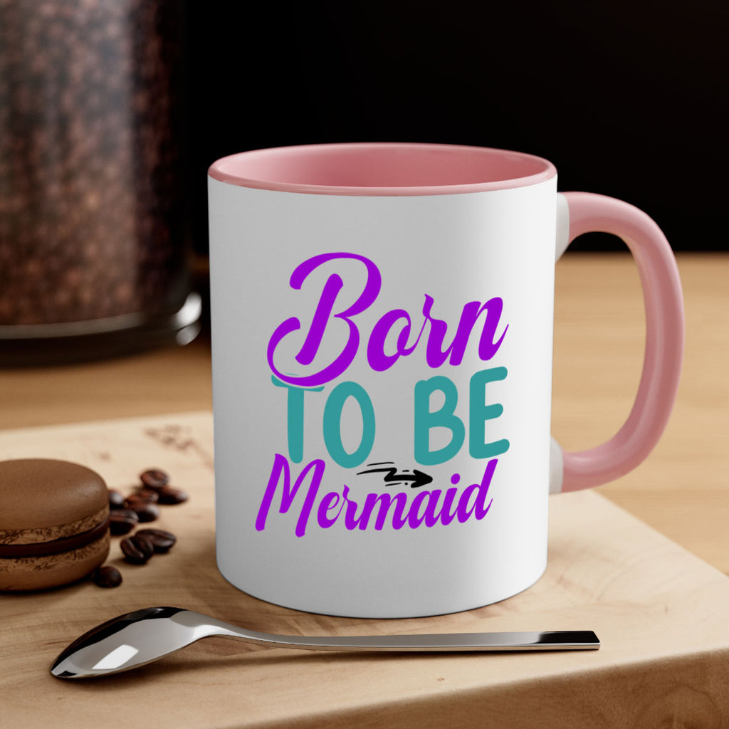 Born To Be Mermaid 82#- mermaid-Mug / Coffee Cup