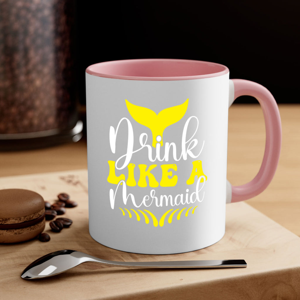 Drink Like a Mermaid 138#- mermaid-Mug / Coffee Cup