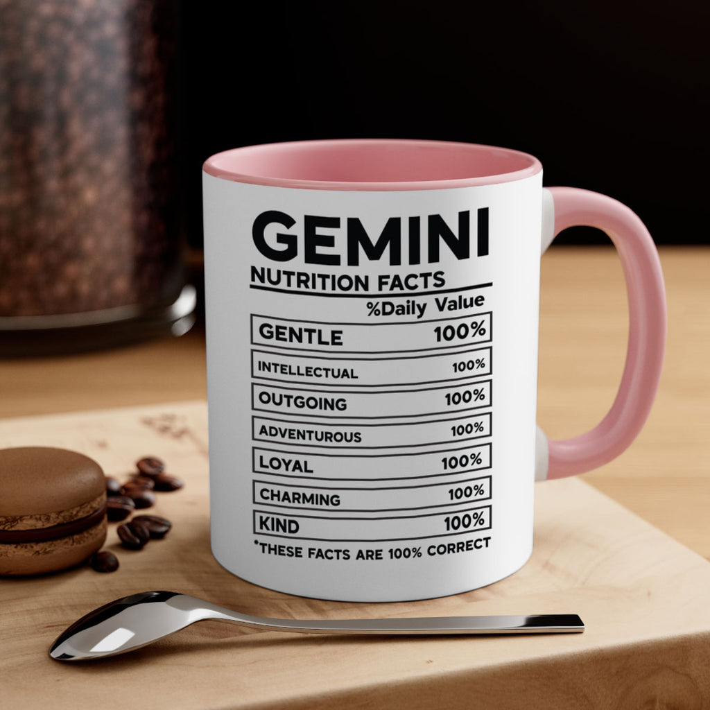 Gemini Nutrition Facts 220#- zodiac-Mug / Coffee Cup