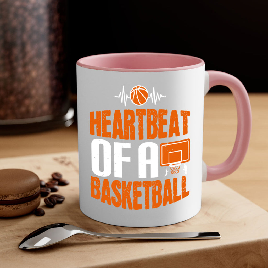 Heartbeat of a basketball 2299#- basketball-Mug / Coffee Cup