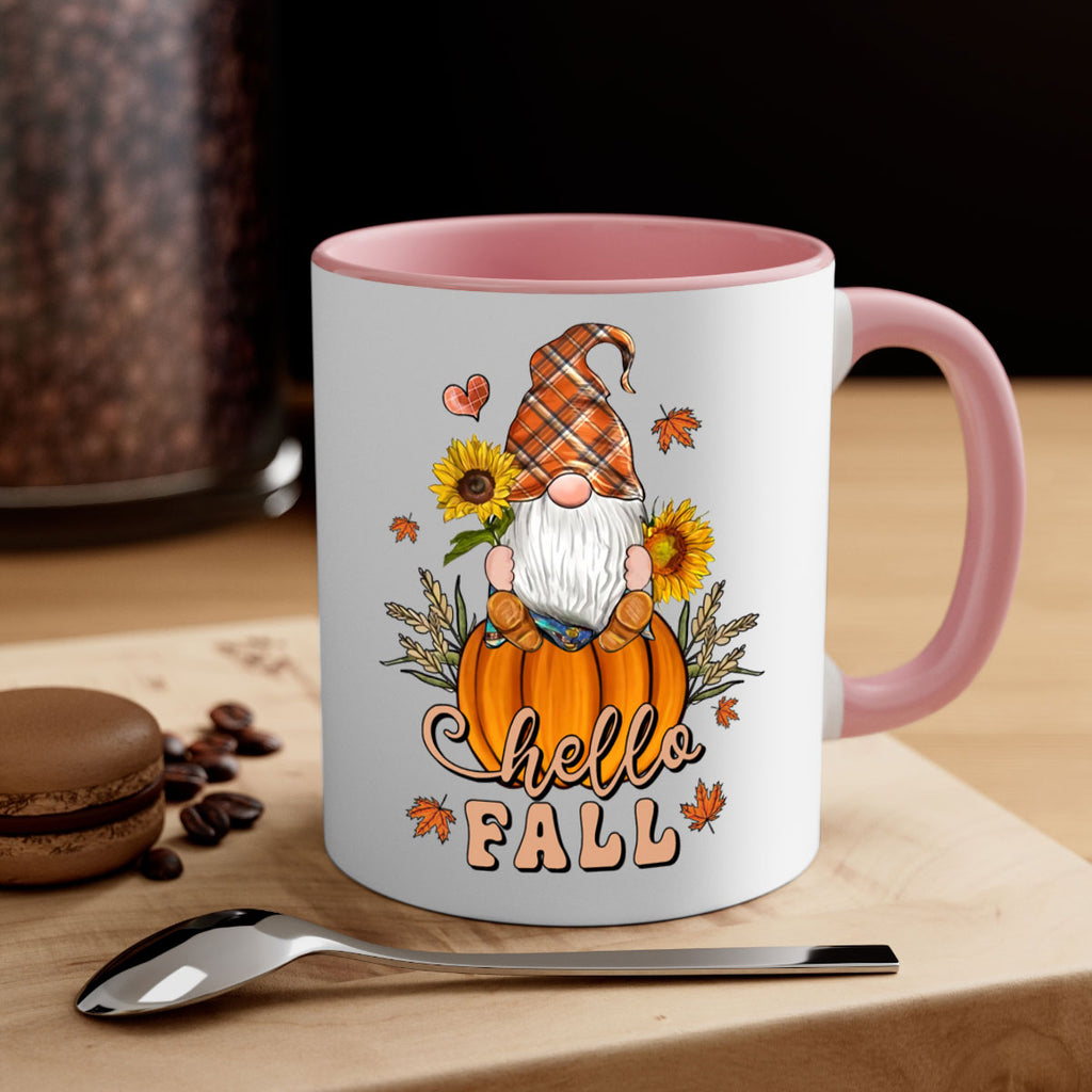 HelloFallAutumnGnome 298#- fall-Mug / Coffee Cup