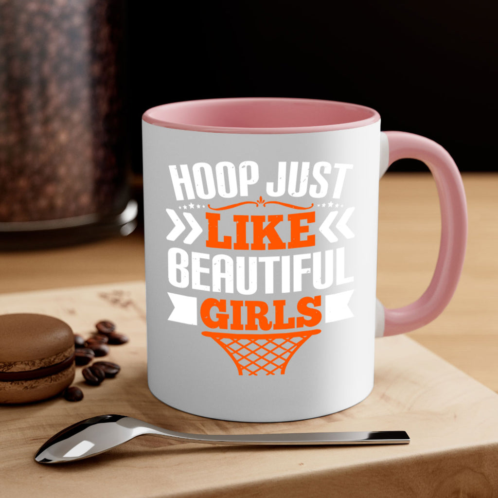 Hoop just like beautiful girls 2288#- basketball-Mug / Coffee Cup
