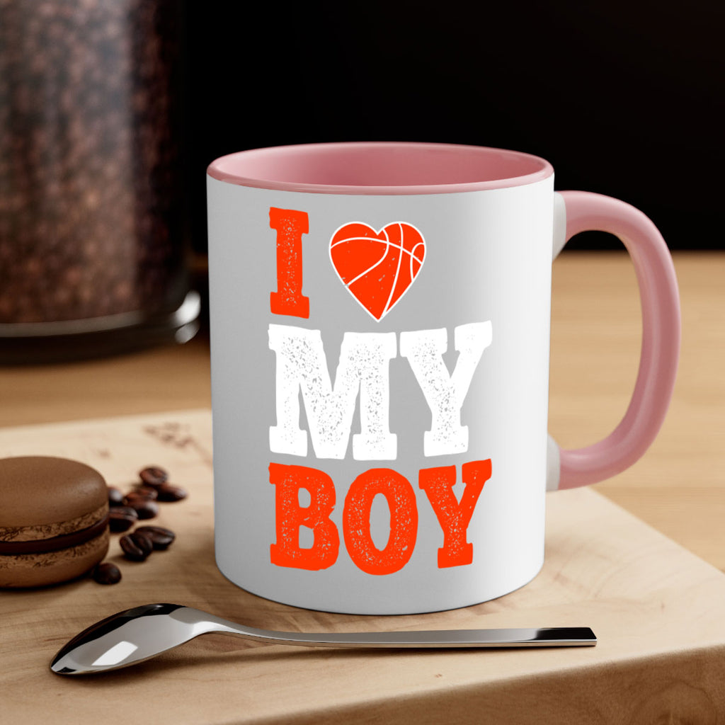 I love my boy 2254#- basketball-Mug / Coffee Cup