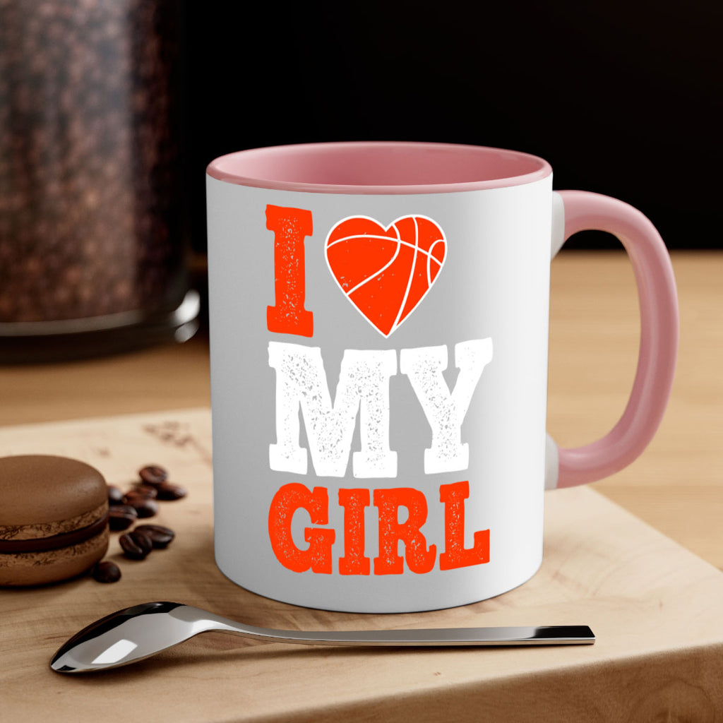 I love my girl 2244#- basketball-Mug / Coffee Cup