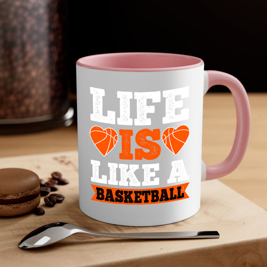 Life is like a basketball 2042#- basketball-Mug / Coffee Cup