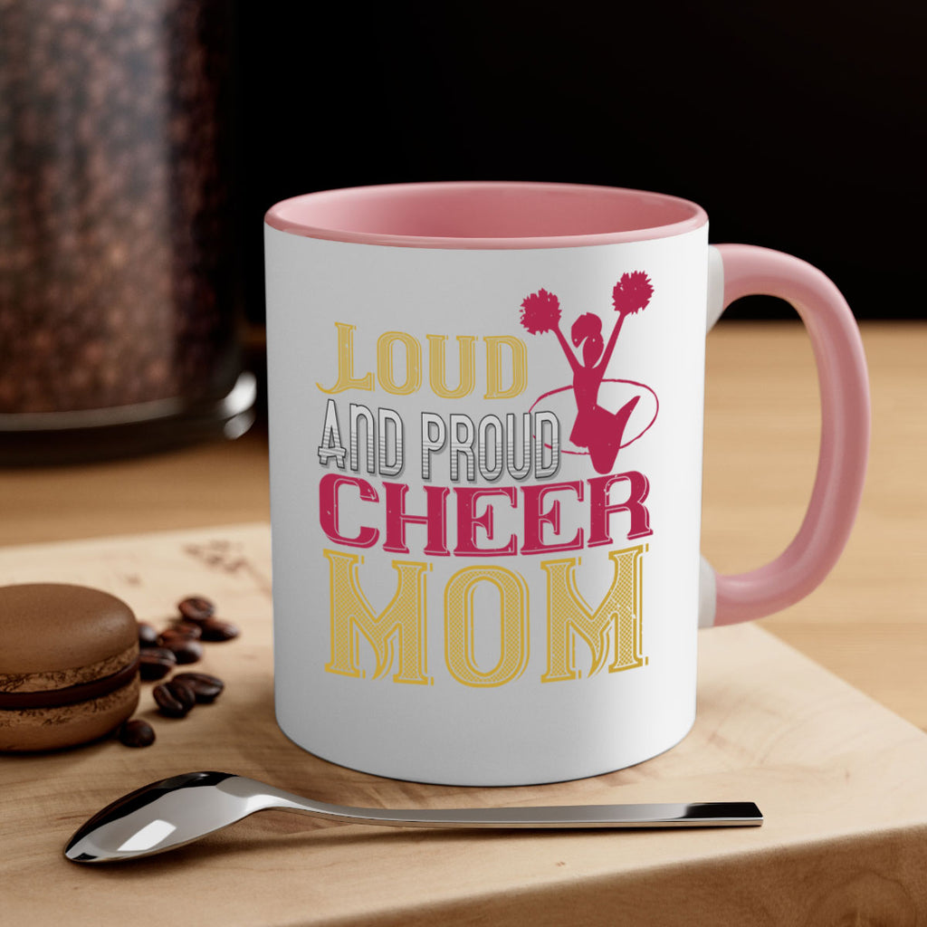 Loud proud cheer mom 764#- football-Mug / Coffee Cup