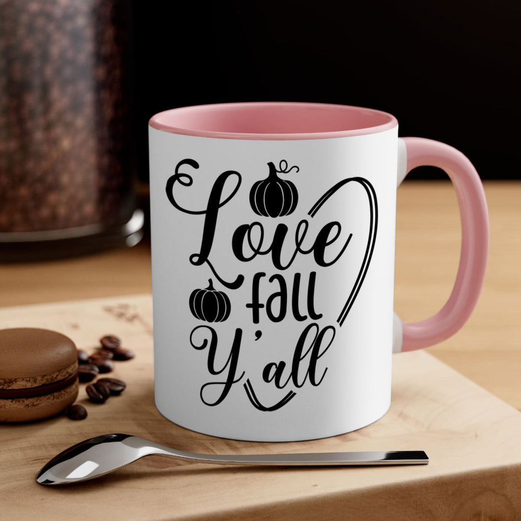 Love Fall Yall 412#- fall-Mug / Coffee Cup