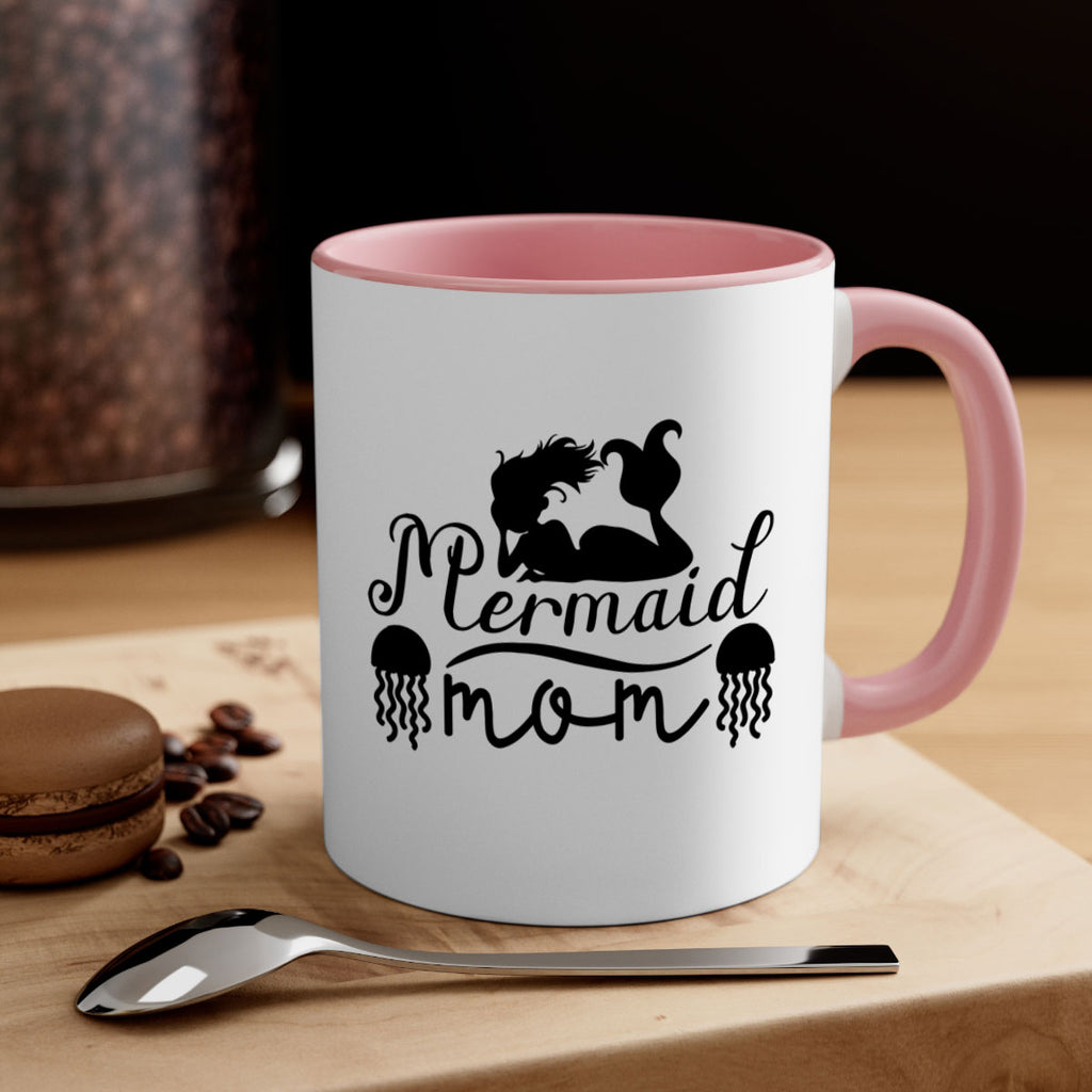 Mermaid Mom 373#- mermaid-Mug / Coffee Cup