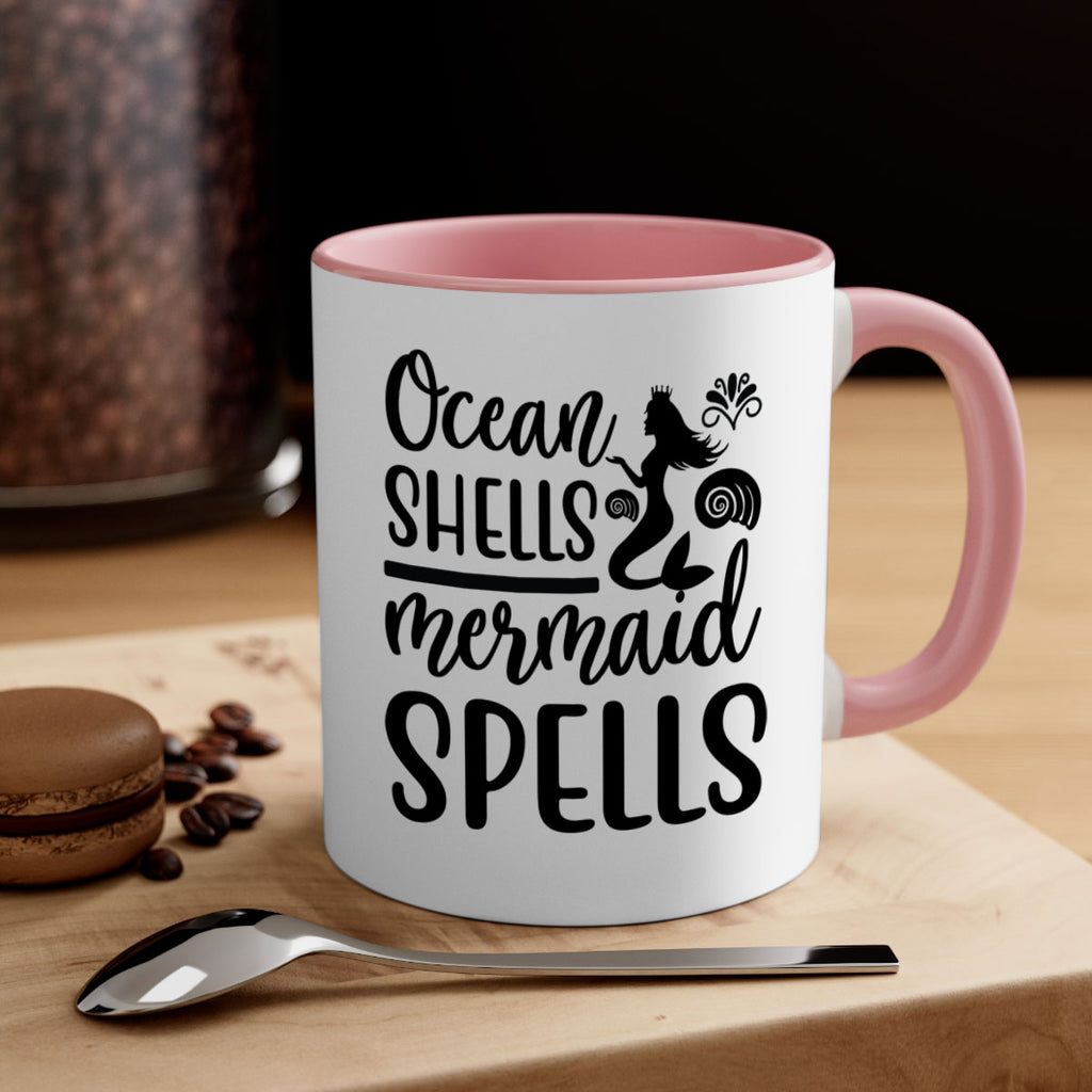 Ocean shells mermaid spells 522#- mermaid-Mug / Coffee Cup