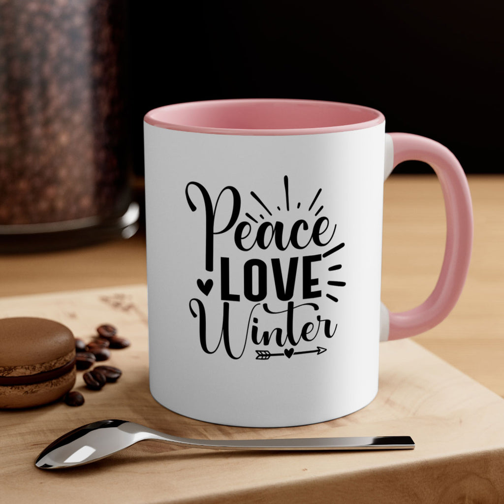 Peace Love Winter 331#- winter-Mug / Coffee Cup