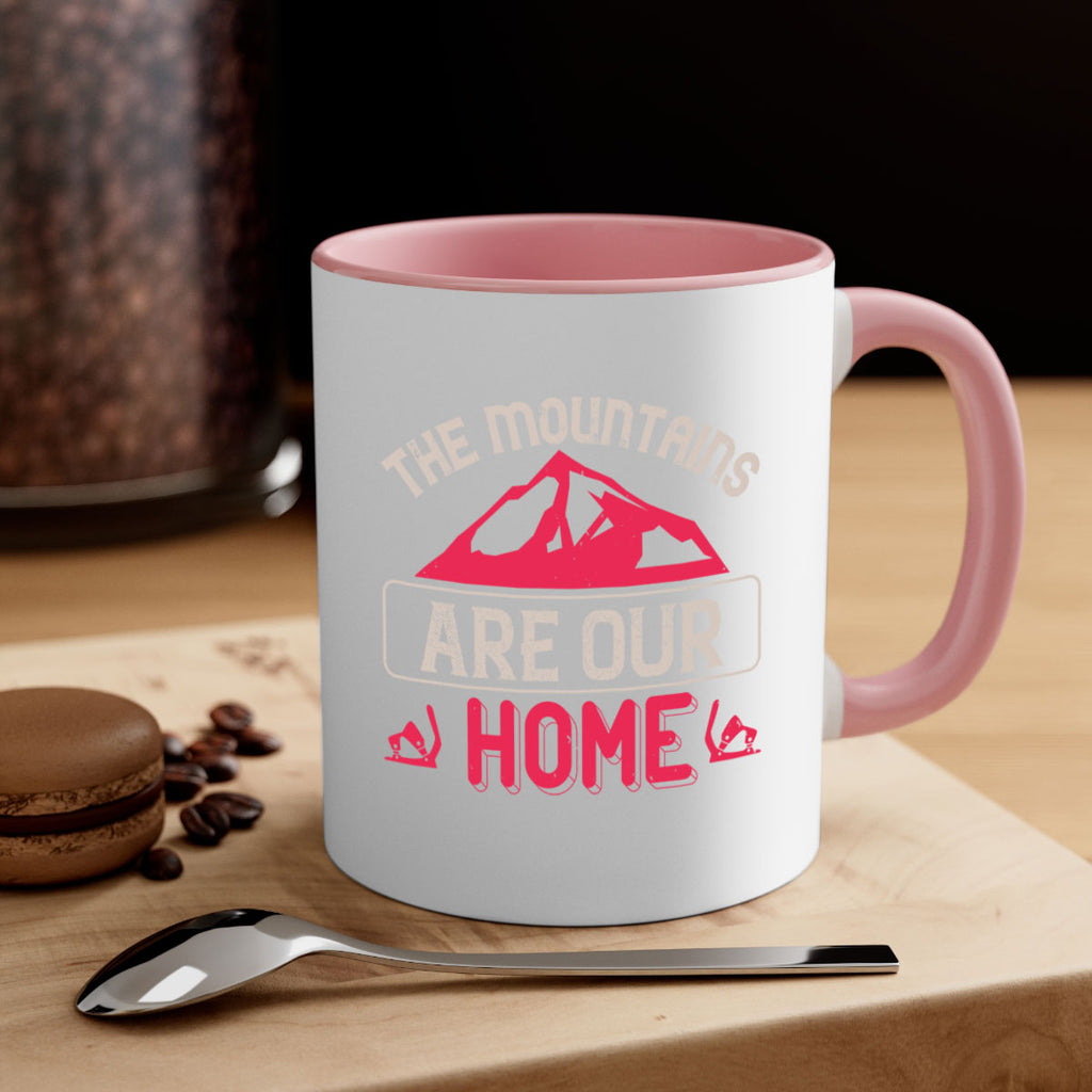 The mountains are our home 194#- ski-Mug / Coffee Cup