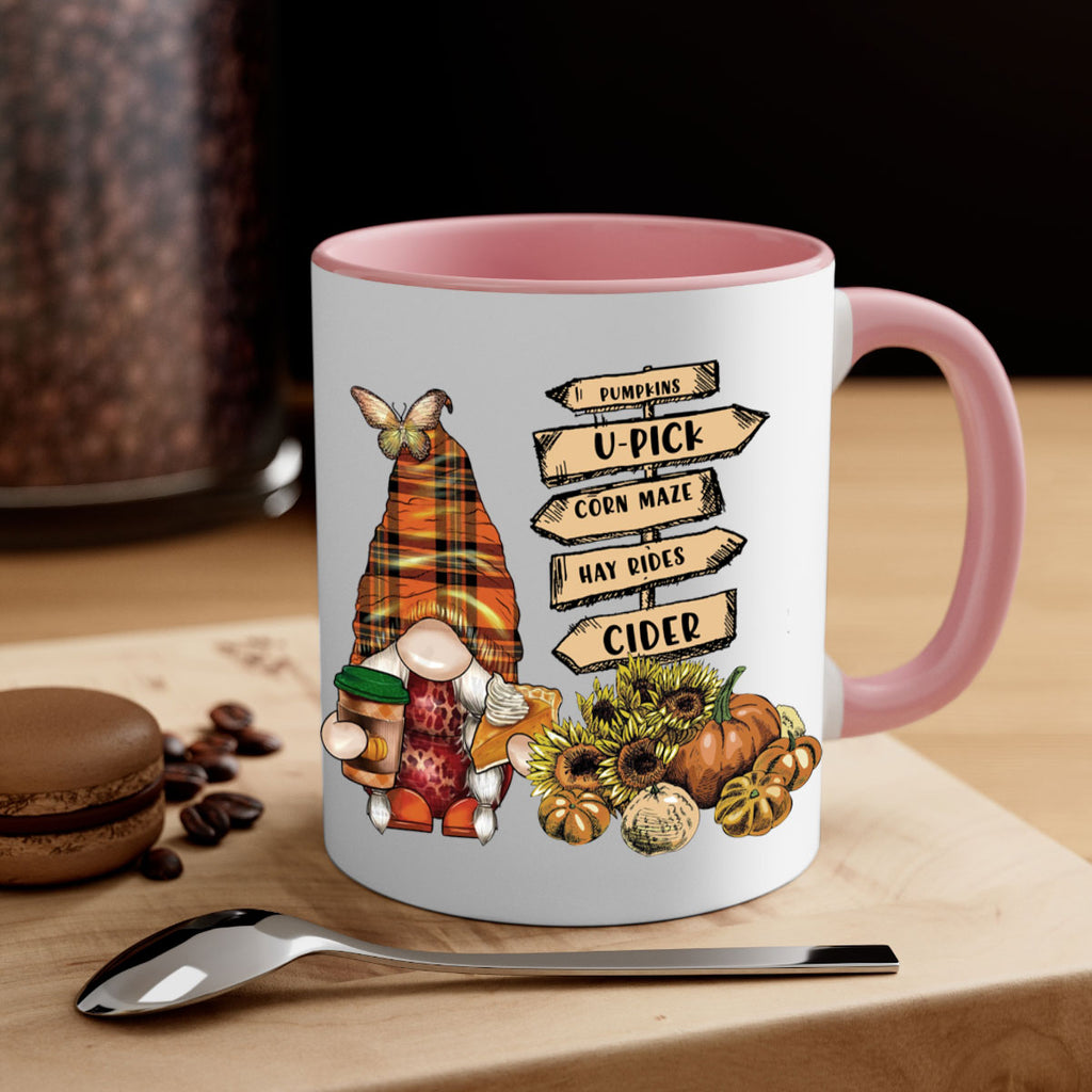 VintageFallGnome 625#- fall-Mug / Coffee Cup