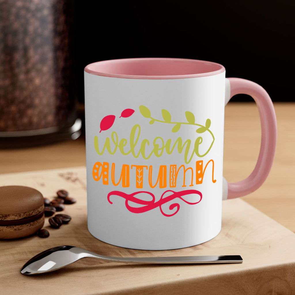 Welcome Autumn 629#- fall-Mug / Coffee Cup