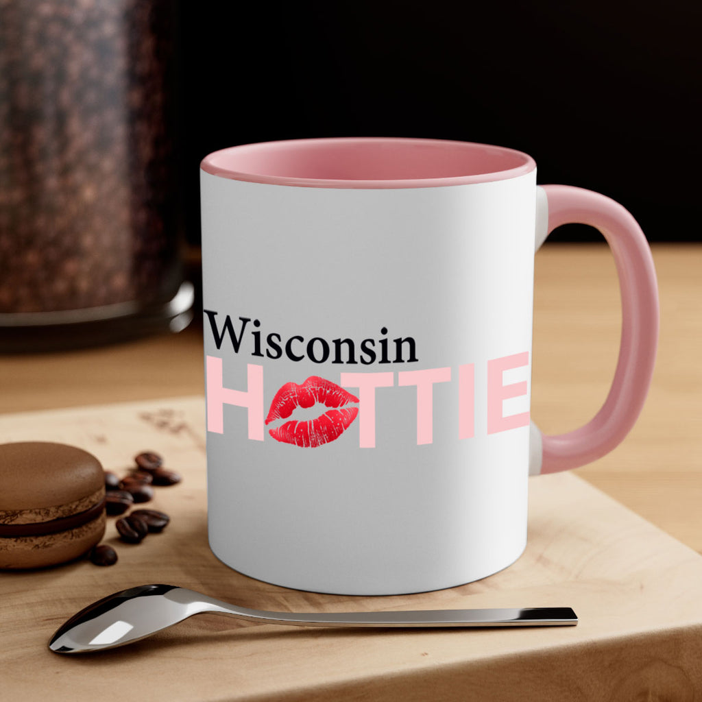 Wisconsin Hottie With Red Lips 49#- Hottie Collection-Mug / Coffee Cup