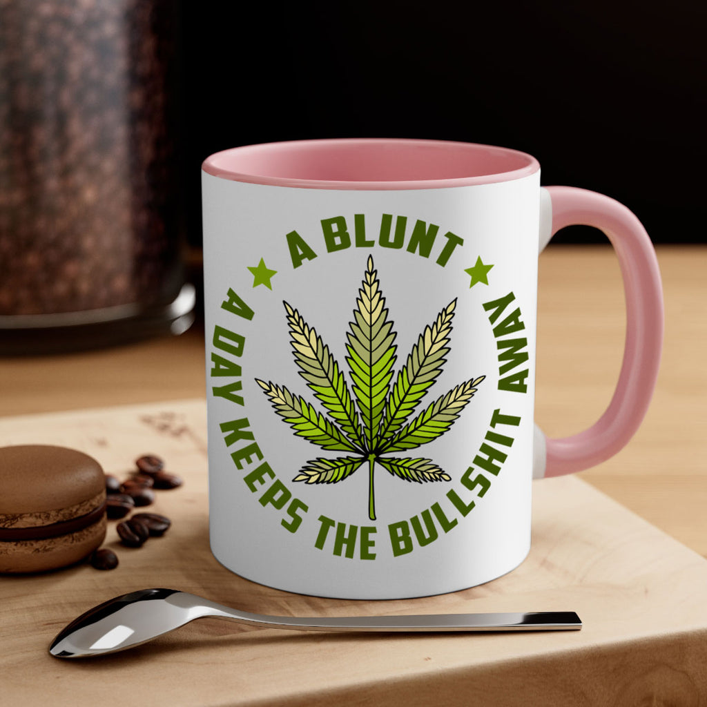a blut a day keeps the BS away 5#- marijuana-Mug / Coffee Cup