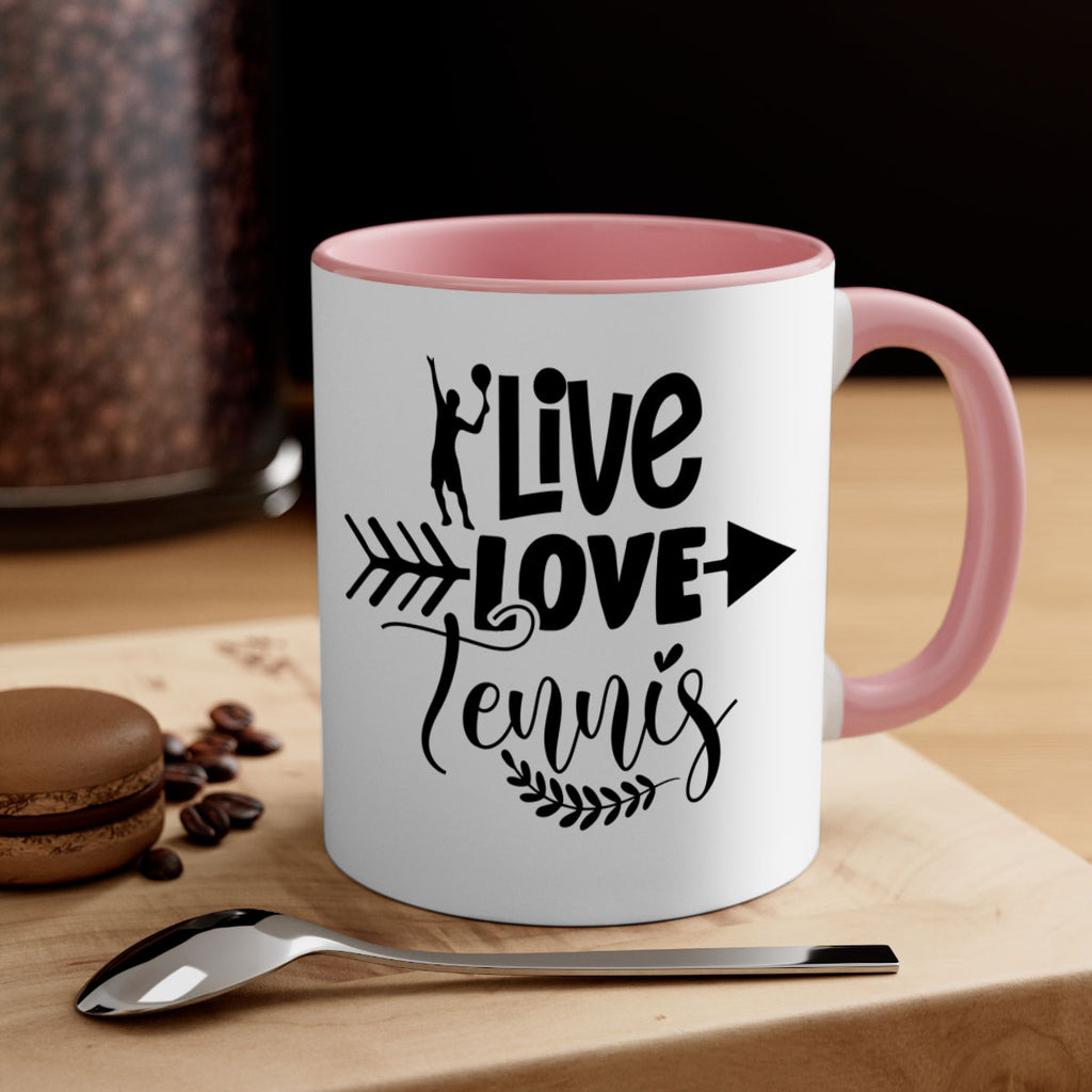 live love Tennis 819#- tennis-Mug / Coffee Cup