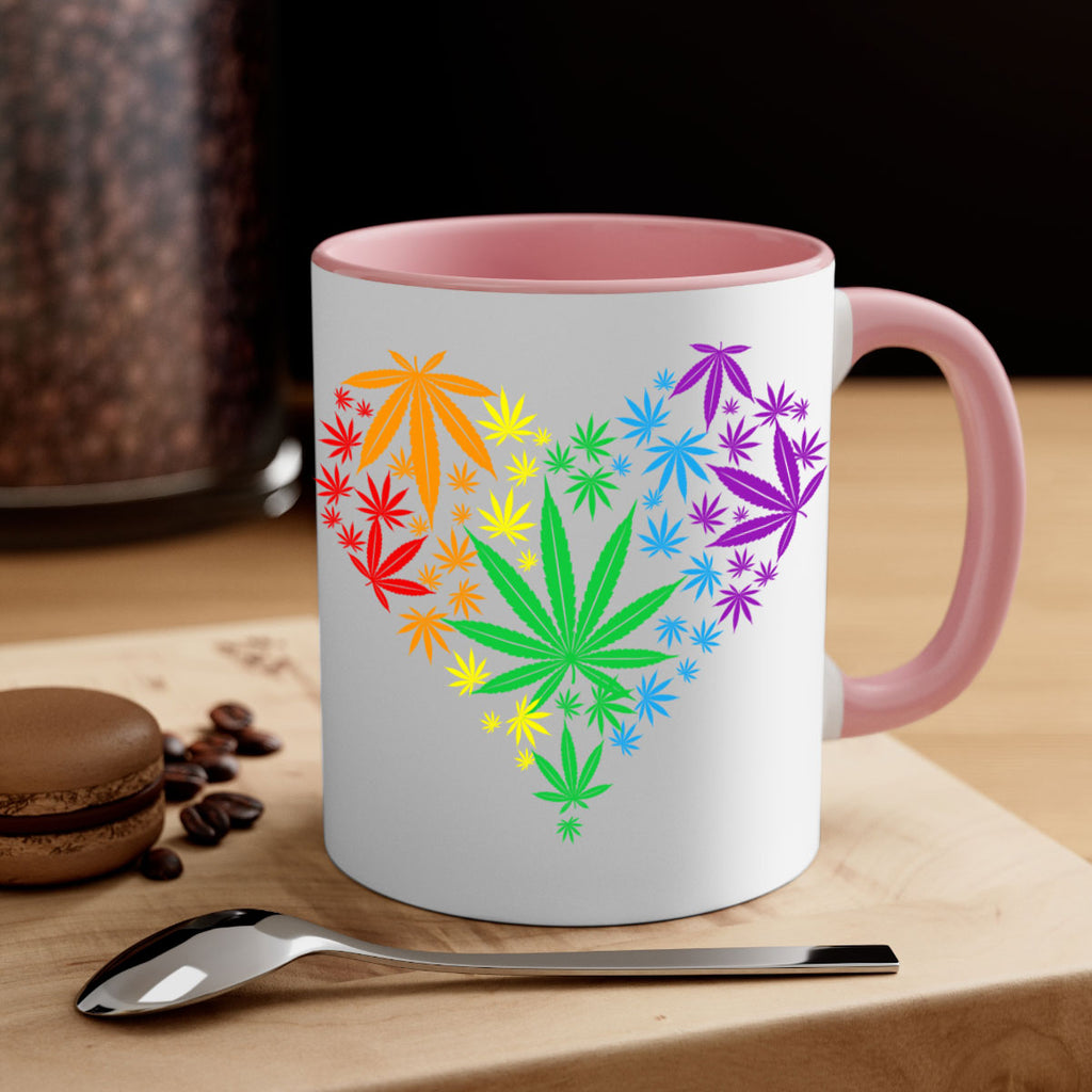 marijuana heart 200#- marijuana-Mug / Coffee Cup