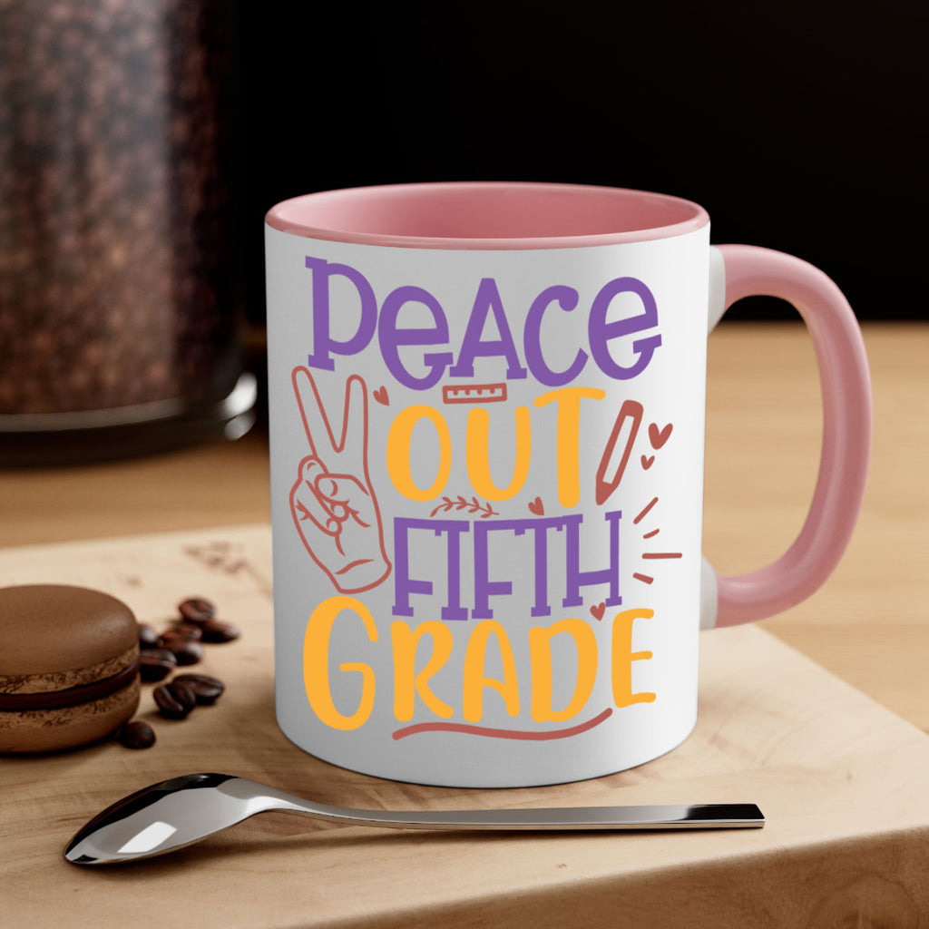 peace out 5th grade 1#- 5th grade-Mug / Coffee Cup