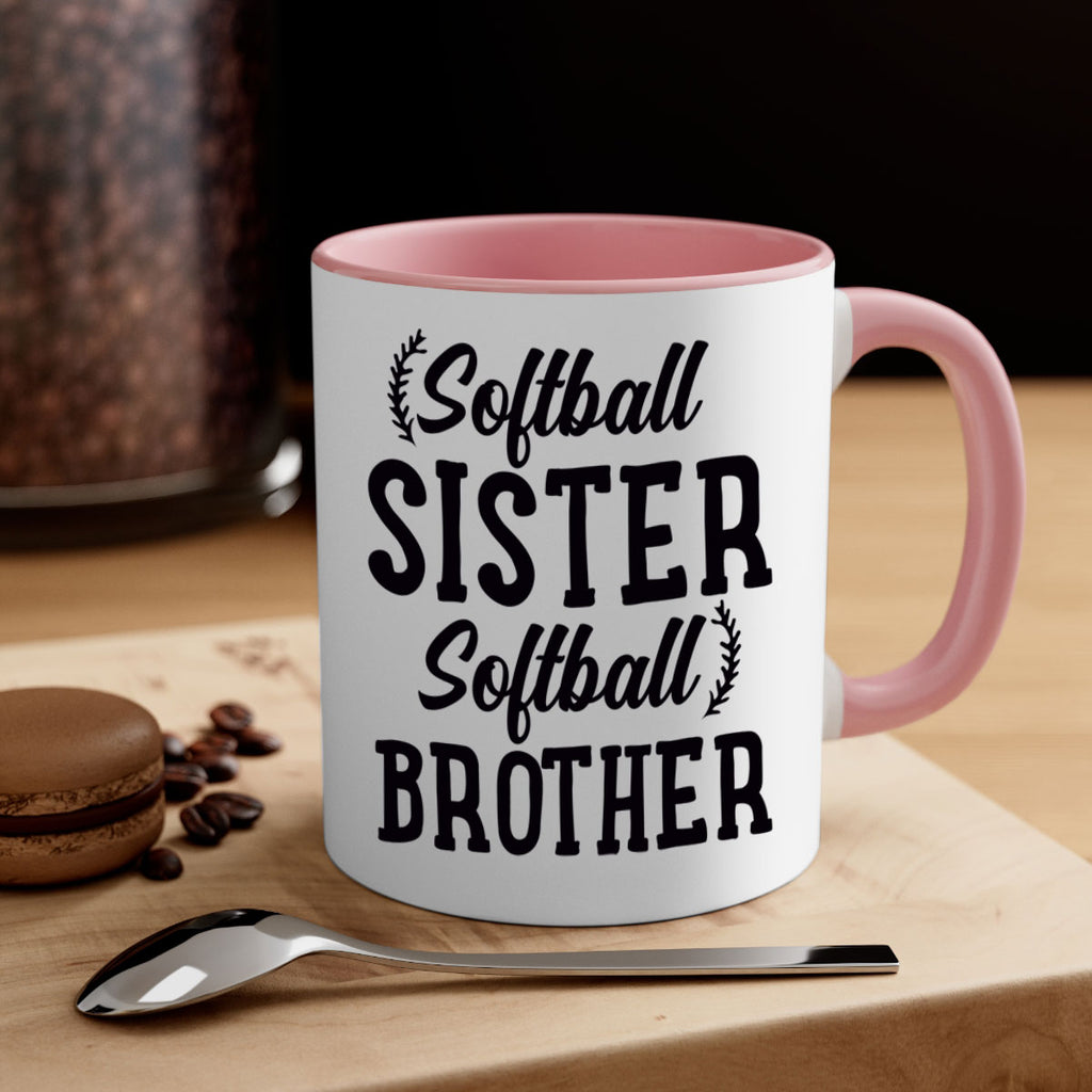 softball sister softball brother 2273#- softball-Mug / Coffee Cup