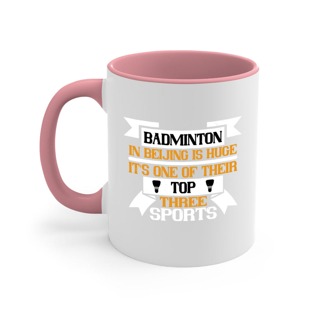 Badminton in Beijing is huge its one of their top three sports 1672#- badminton-Mug / Coffee Cup