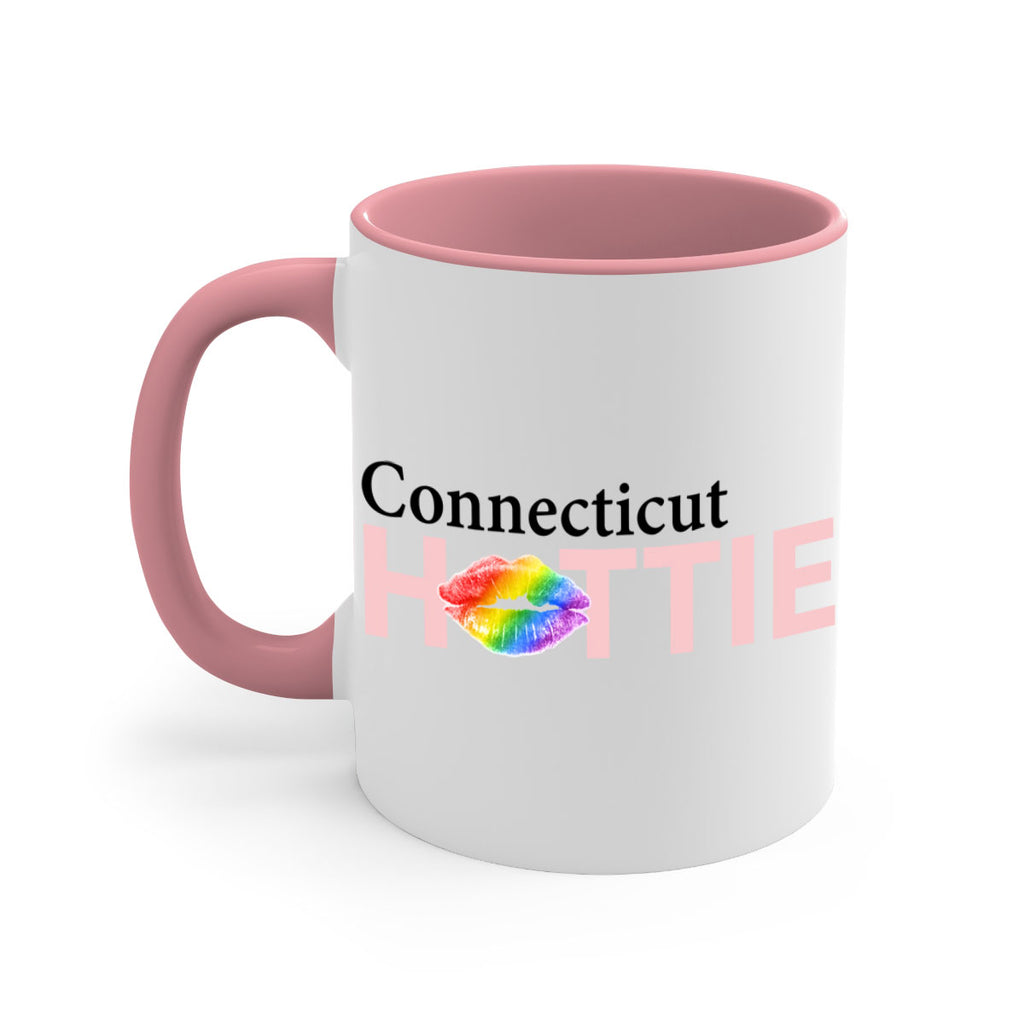 Connecticut Hottie with rainbow lips 7#- Hottie Collection-Mug / Coffee Cup