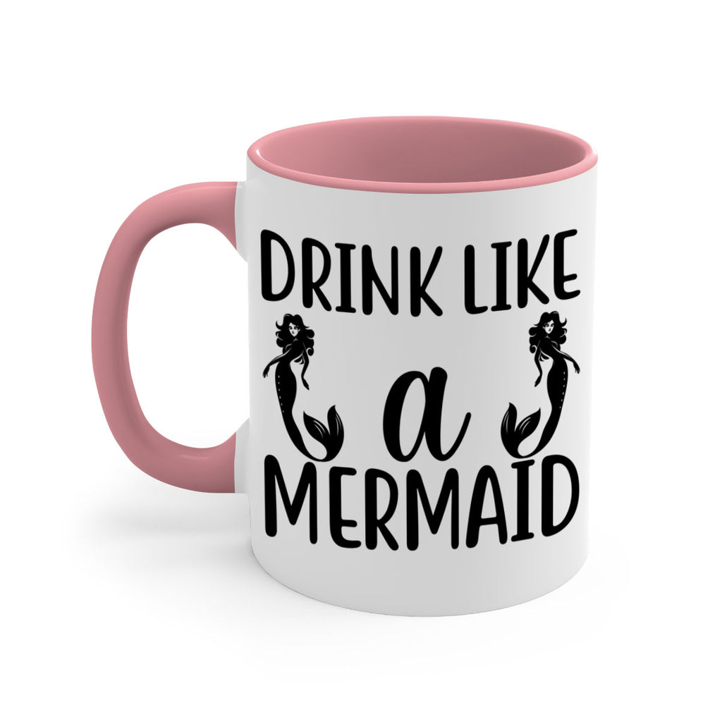 Drink like a mermaid 148#- mermaid-Mug / Coffee Cup