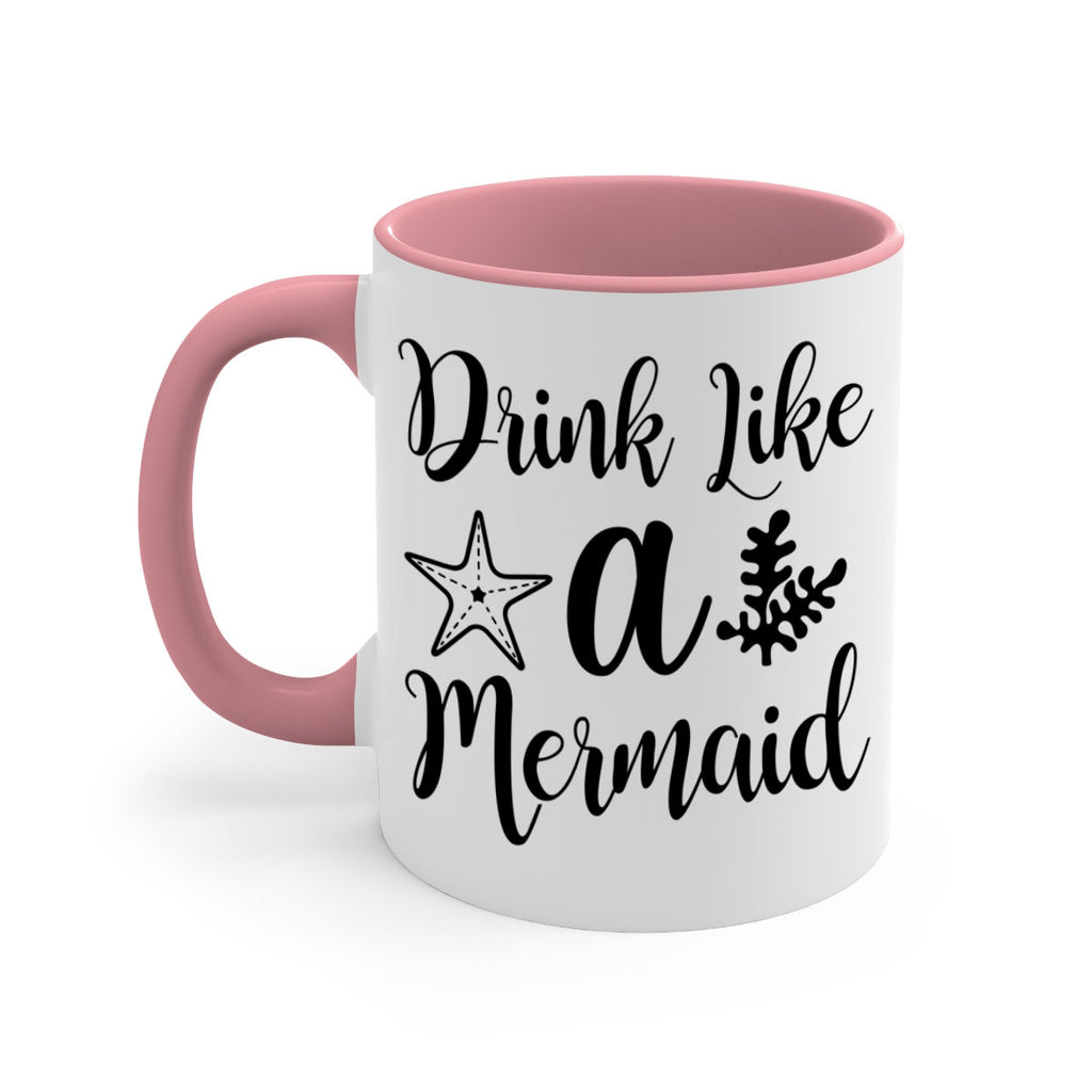 Drink like a mermaid 149#- mermaid-Mug / Coffee Cup