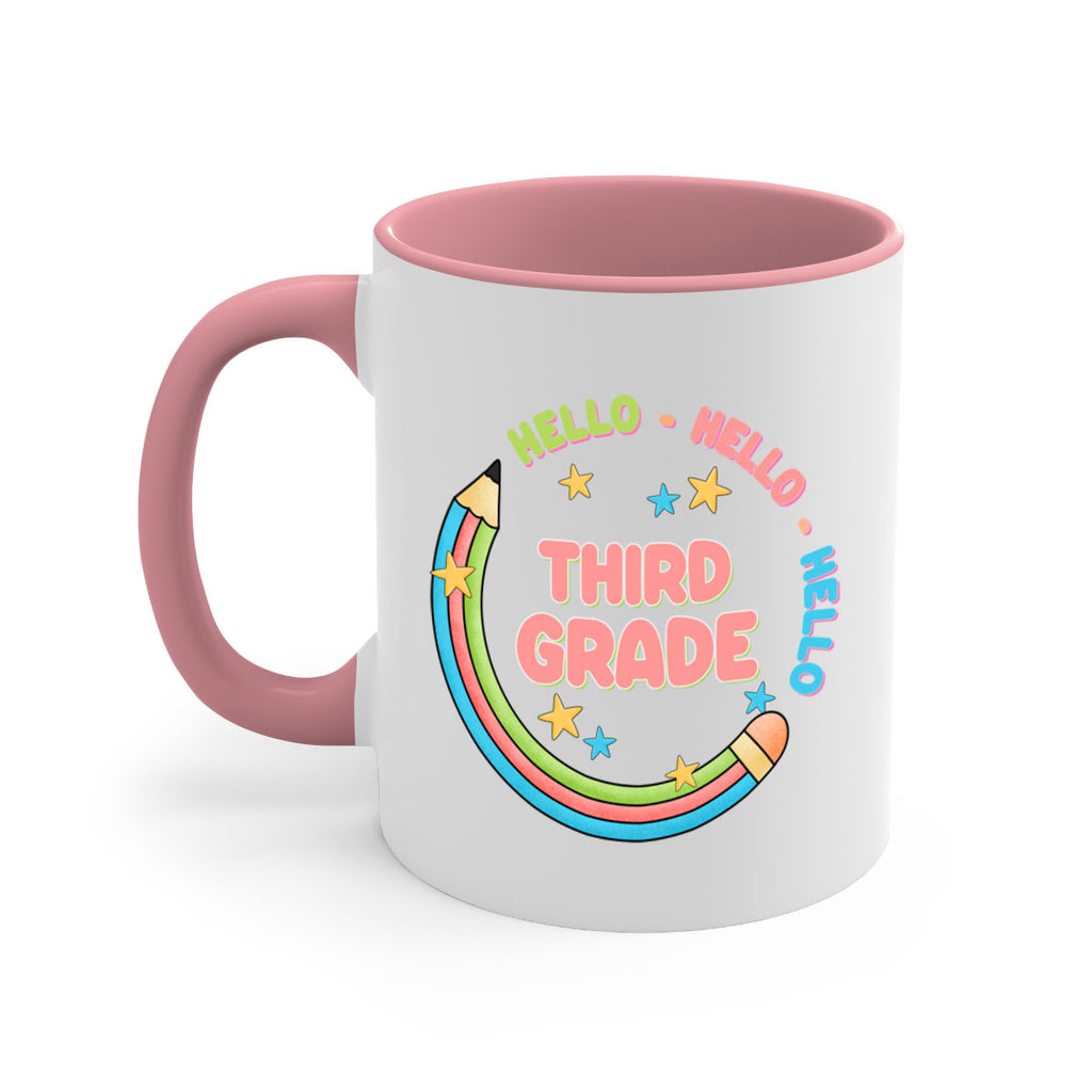 Hello 3rd Grade Pencil 10#- Third Grade-Mug / Coffee Cup