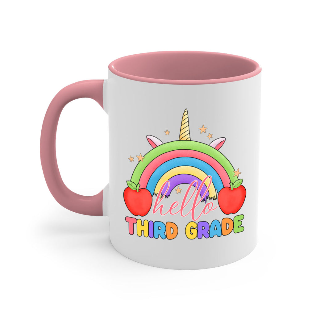 Hello 3rd Grade Unicorn Rainbow 13#- Third Grade-Mug / Coffee Cup