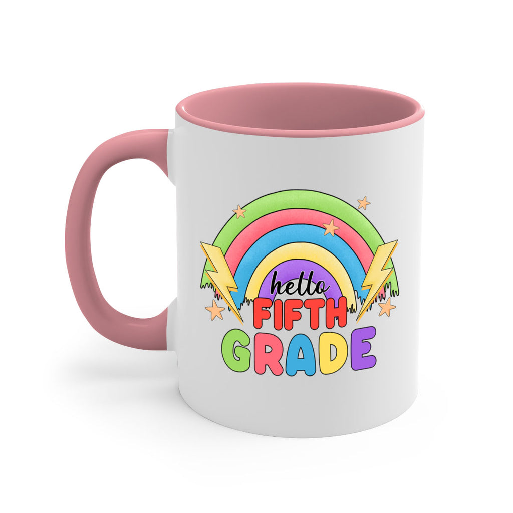 Hello 5th Grade Rainbow 14#- 5th grade-Mug / Coffee Cup