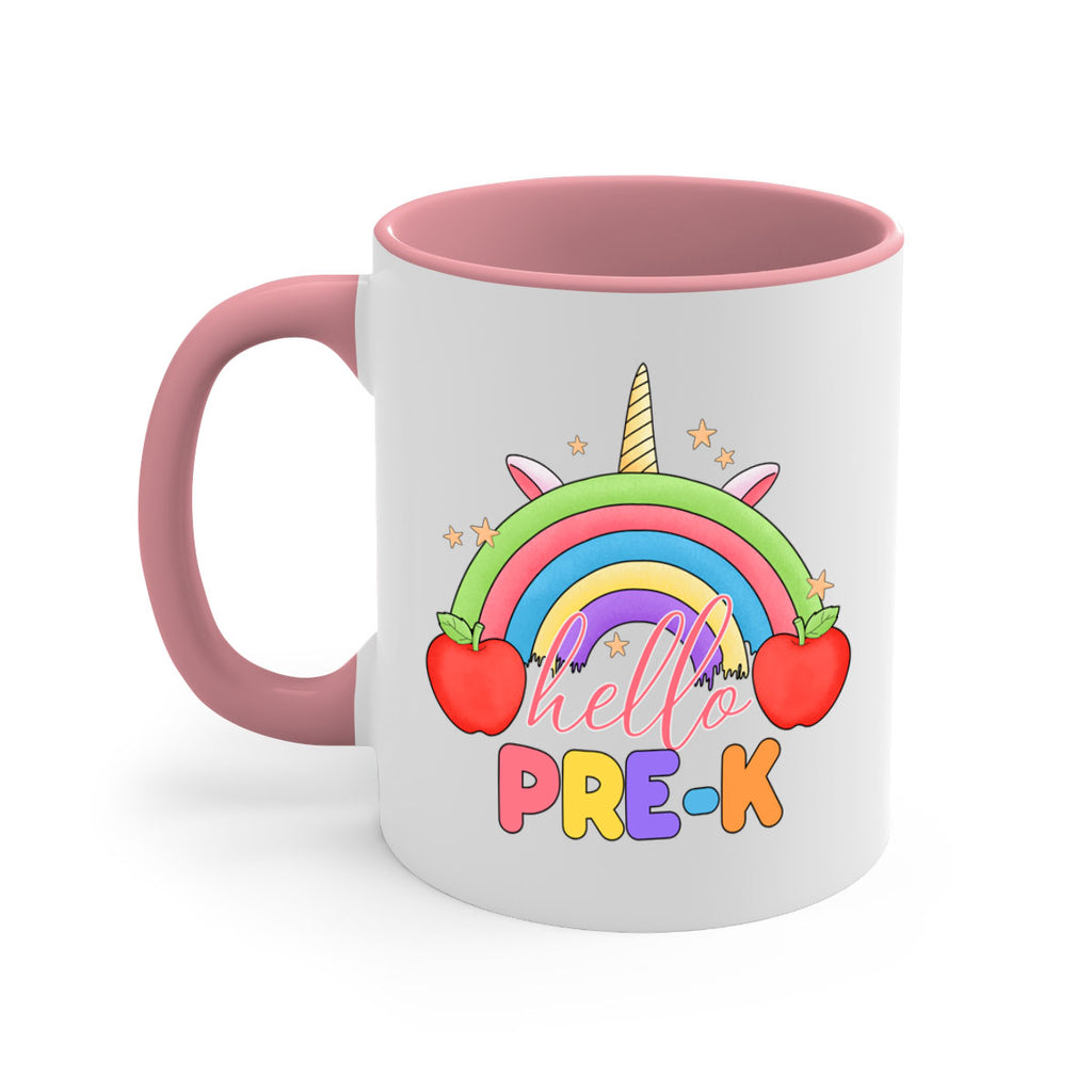 Hello PreK Unicorn Rainbow 7#- preK-Mug / Coffee Cup