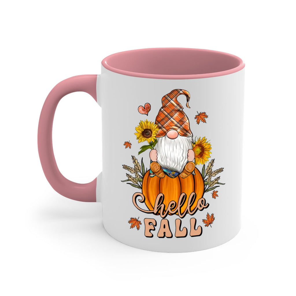 HelloFallAutumnGnome 298#- fall-Mug / Coffee Cup